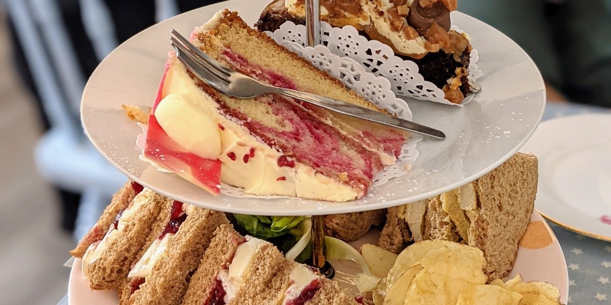 afternoon tea at parlour tearooms in hampshire