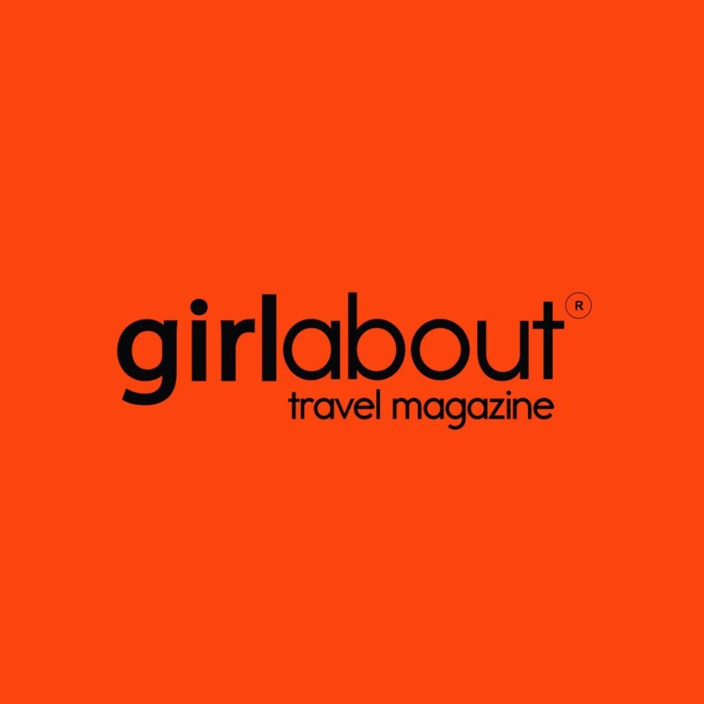 Girl About Logo square ad orange