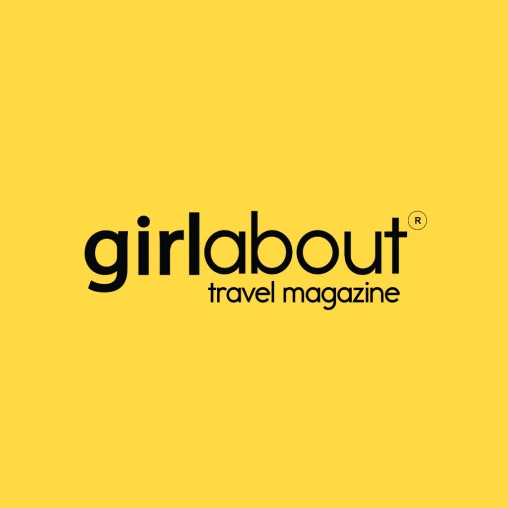 Girl About Logo square ad yellow