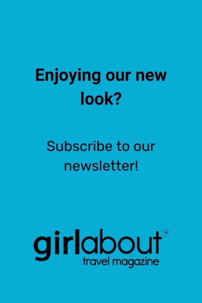 Subscride to girl about travel magazine