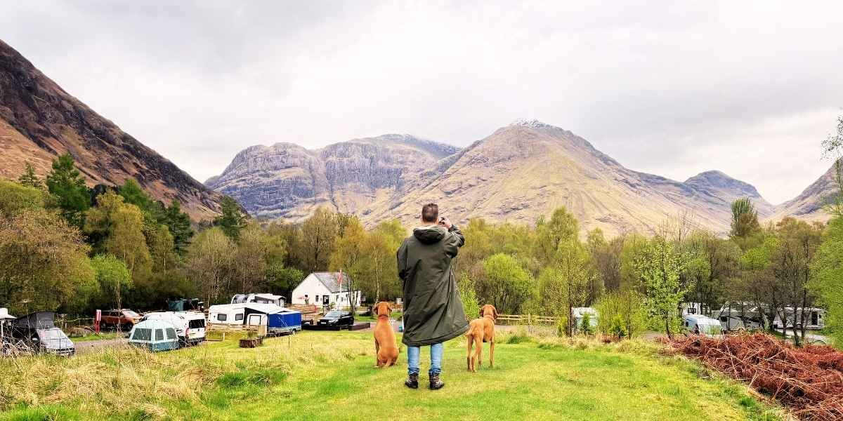 NC500 campsites Glencoe
