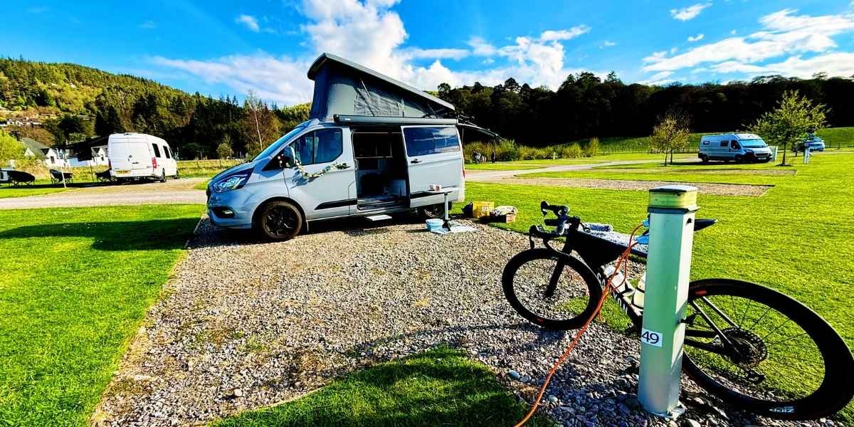 NC500 campsites loch ness