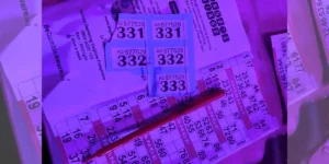 a bongos bingo ticket with a pen Halloween adults Liverpool