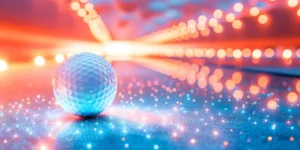 golf ball on a glittery background Halloween adults Liverpool