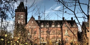 newsham park hospital an old building in an autumnal setting Halloween adults Liverpool