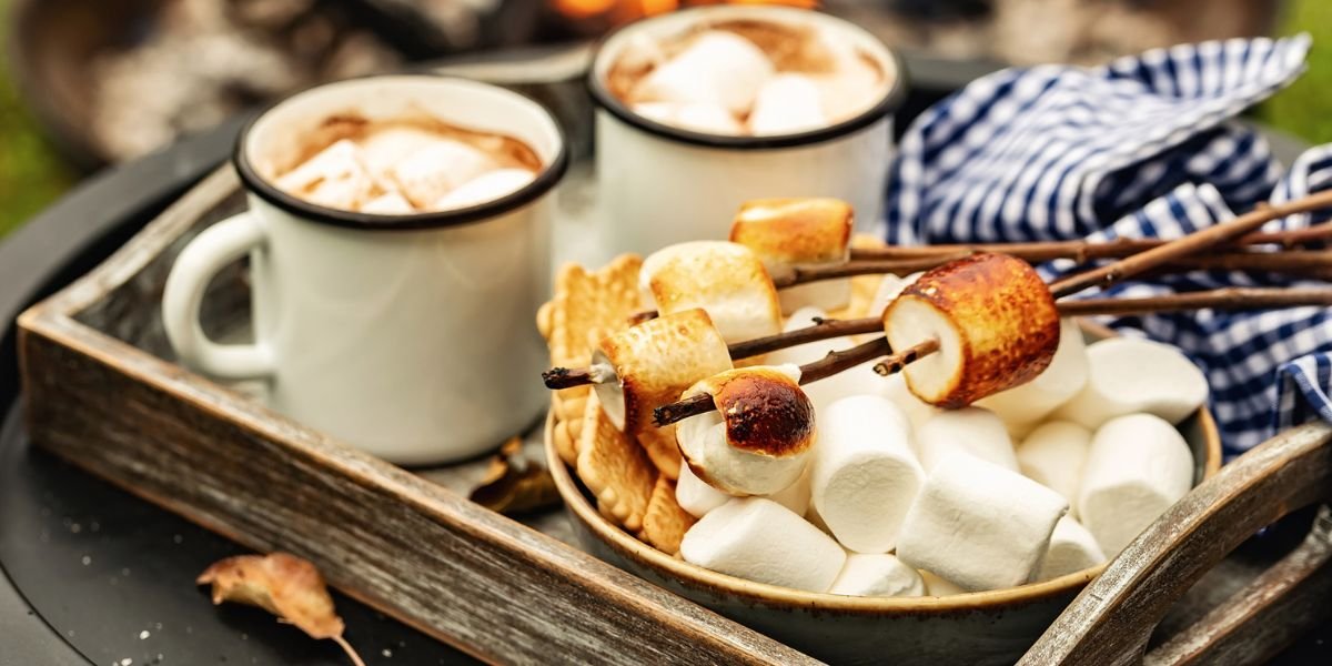Weekend Getaways for When You Need a Main Character Moment marshmallows and hot chocolate