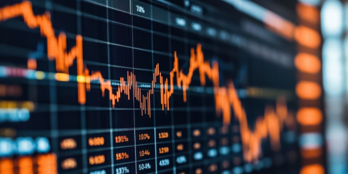 a graph with orange lines tracking progress
