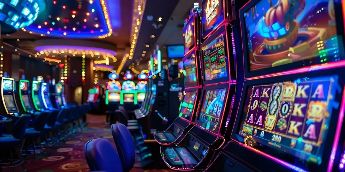 cashback bonuses Colorful, modern picture with the theme of online casino slots