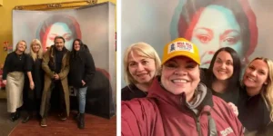 selfies with actors in mrs president