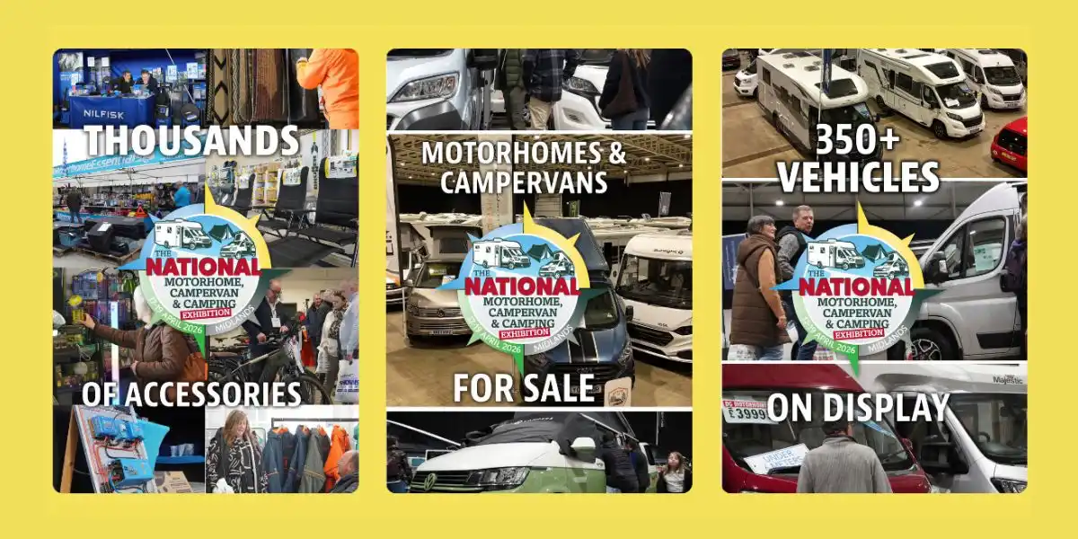 concept of caravan show with headlines of what is happening