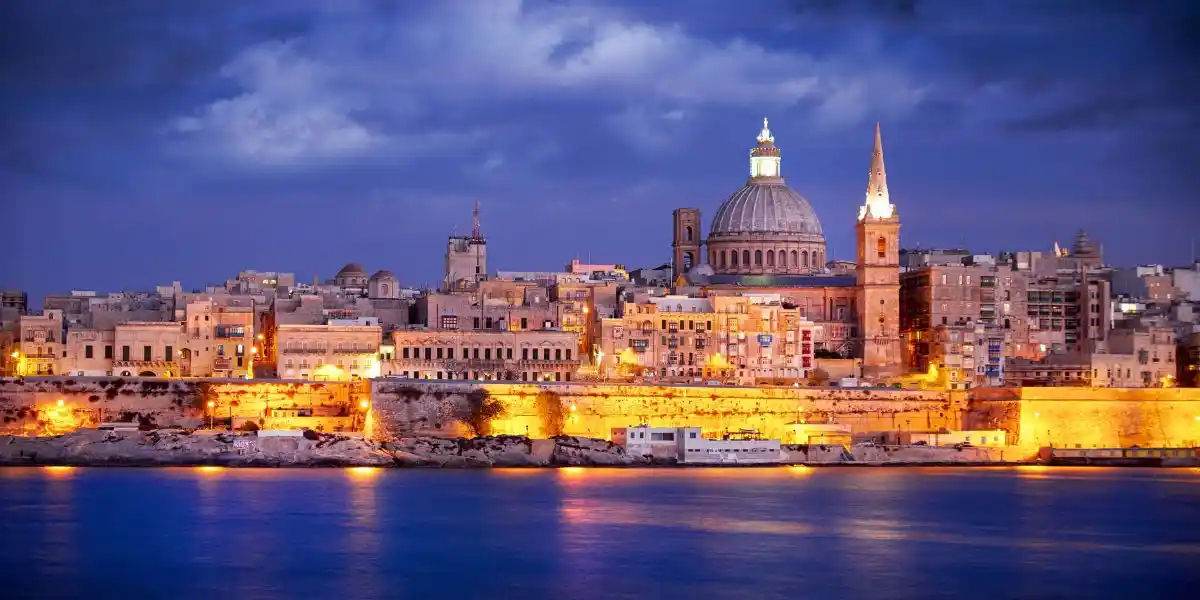 Valletta Skyline at Sunset, Malta. Things to Do in Malta and Gozo for First-Time Visitors