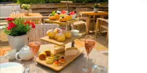afternoon tea on a table