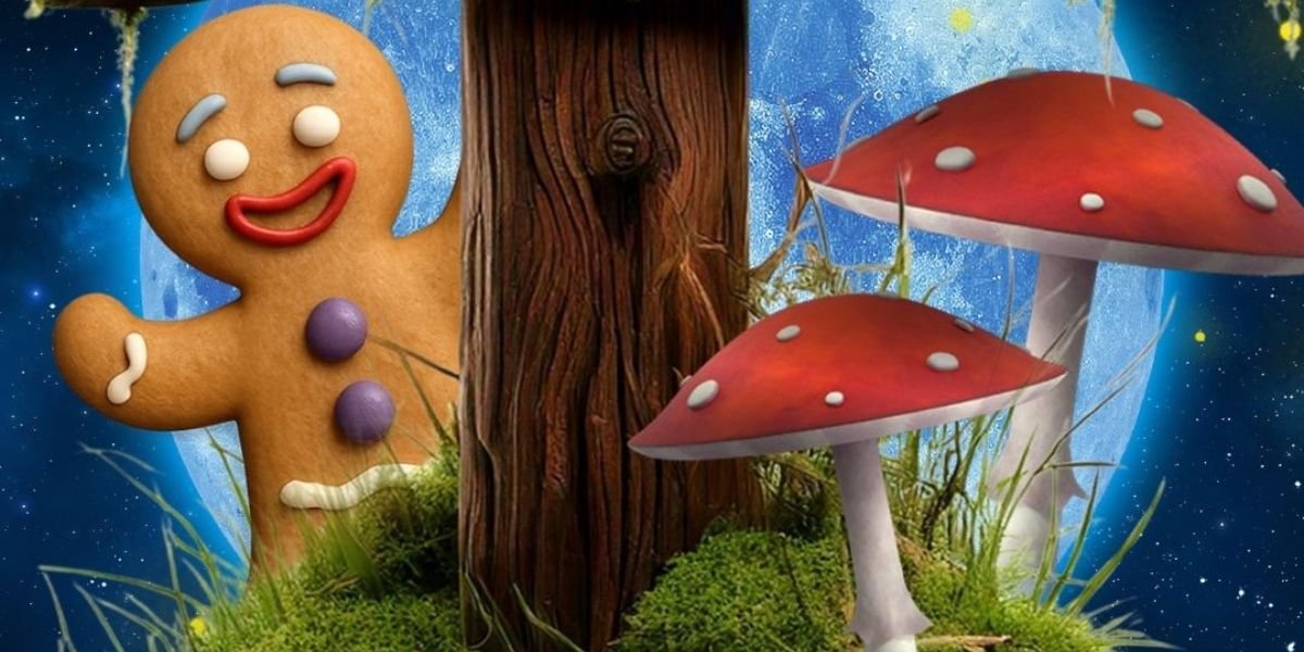 the gingerbread man from shrek at the grand theatre in Leeds