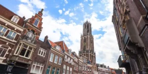 utrecht with the dom tower in the background