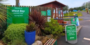 entrance to a campsite