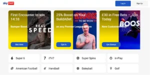 a screenshot of sky betting