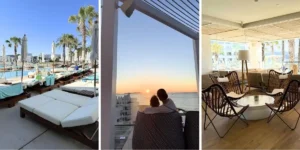 the sunset at amare beach hotel ibiza