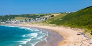 the seaside in Devon