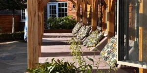 sun loungers at Manor House Spa
