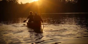 people kayaking in the new forest