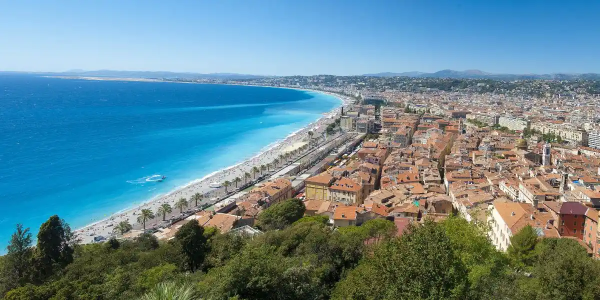 Nice city in southern France