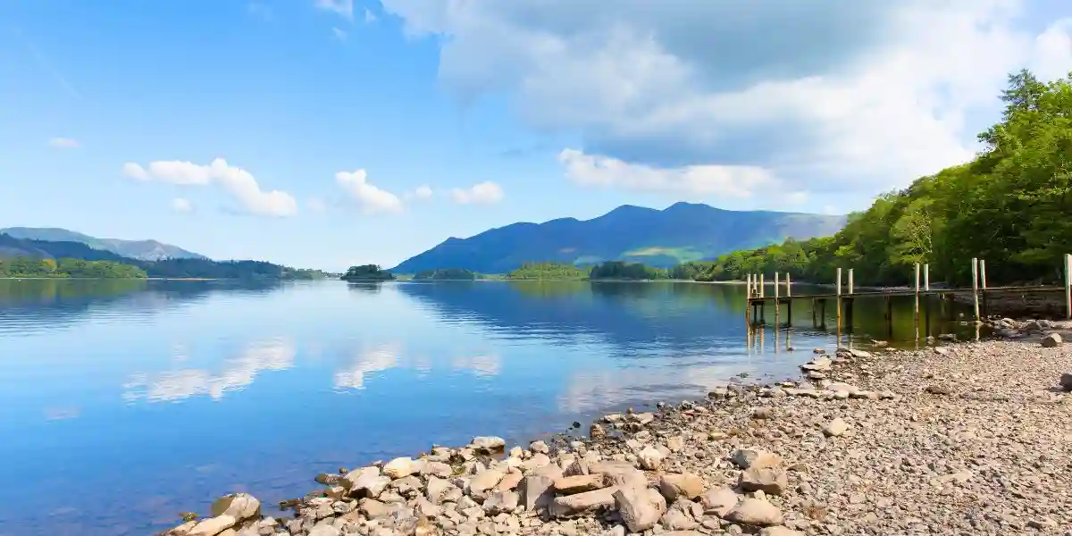 wild swim spot in the lake district