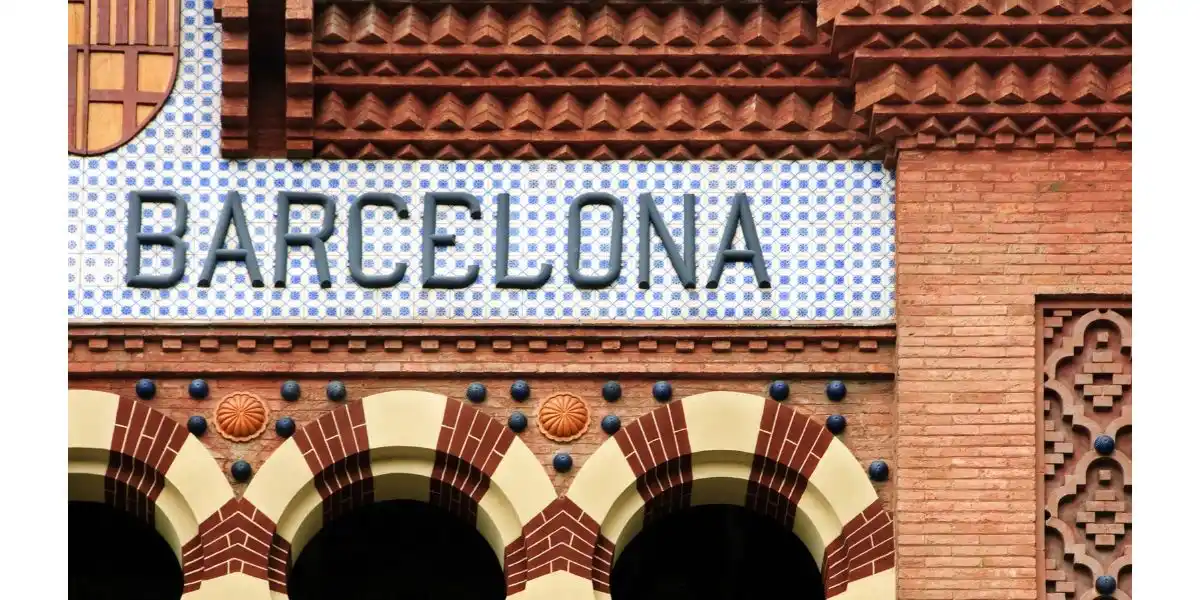 decorative barcelona sign