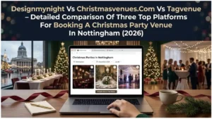 nottingham christmas venue booking screen
