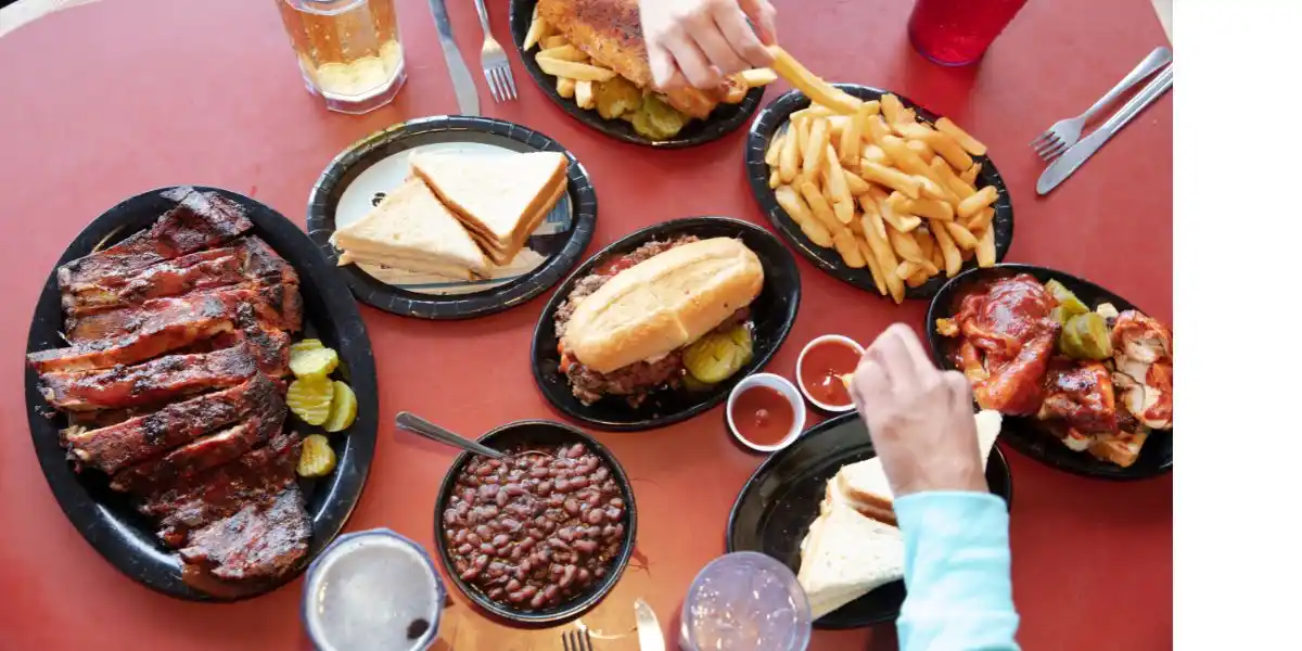 more food at a ted lasso diner